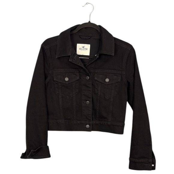 Hollister Jackets & Blazers - Hollister Women's Black Denim Jacket
